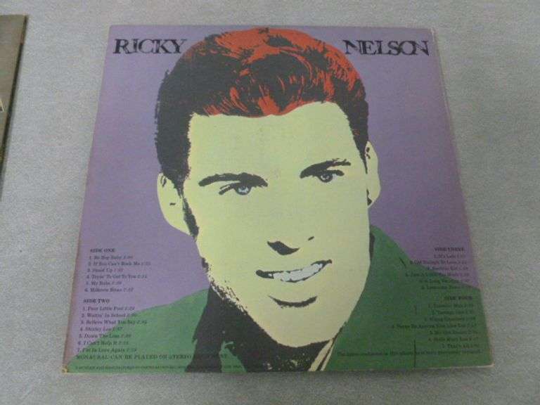 (4) Collector LP Record Albums - Don & Marie Osmond / Everly Brothers Double / Ricky Nelson Double
