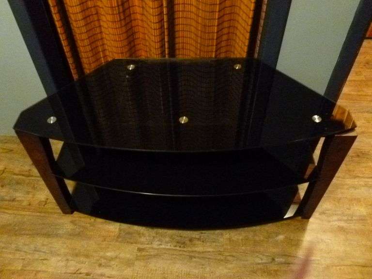 Glass Top TV Stand