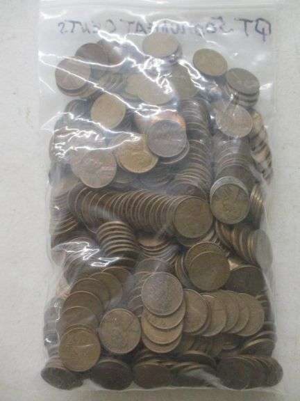 500+ Lincoln Wheat Cents - Assorted Dates & Mints