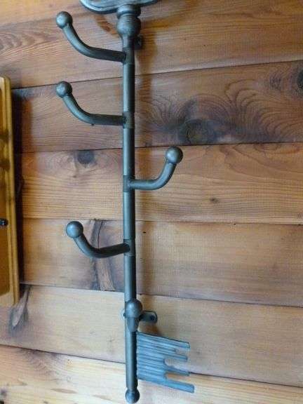 Key Themed Metal Wall Mount Coat Rack - 31" L