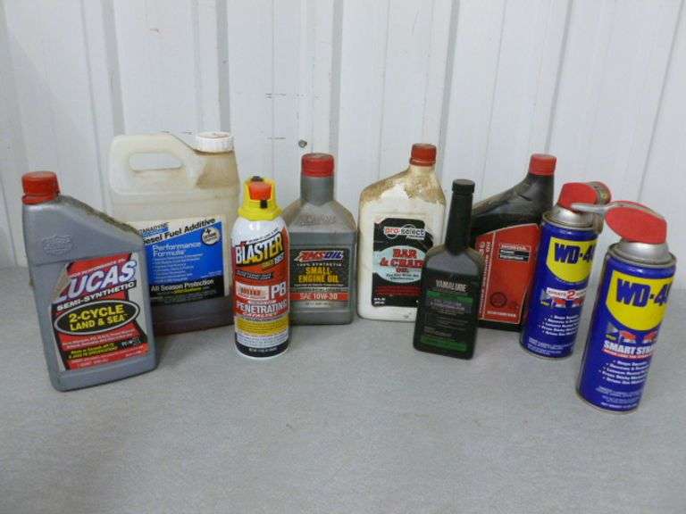 Group Of Part Containers Of Automotive Fluids