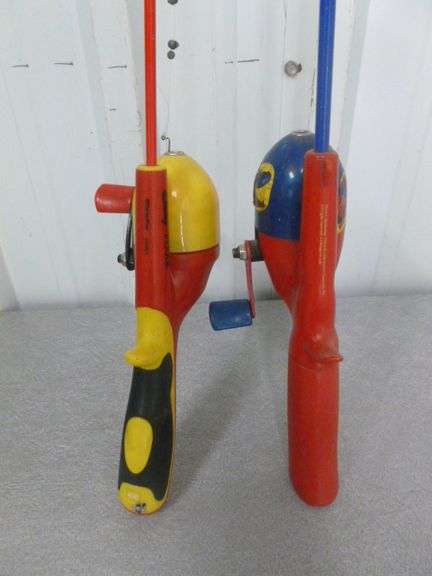 (2) Kids Rod & Reel Combo's - Disney Pixar / Spider-Man