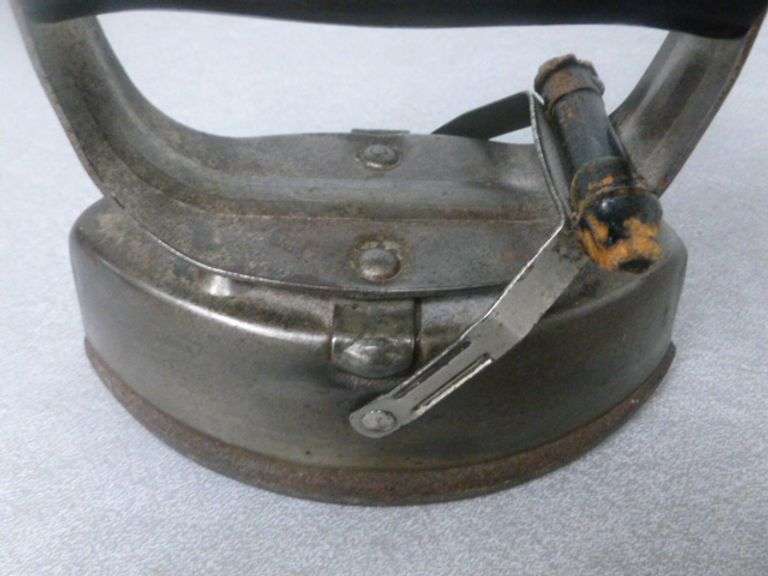 Antique Iron With Handle - Nice Piece