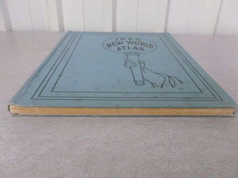 Vintage 1920 New World Atlas