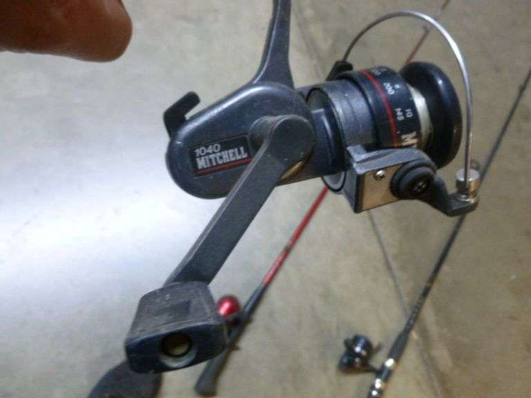 (3) Rod & Reel Combo's - (2) Closed Face - 1 Open Face