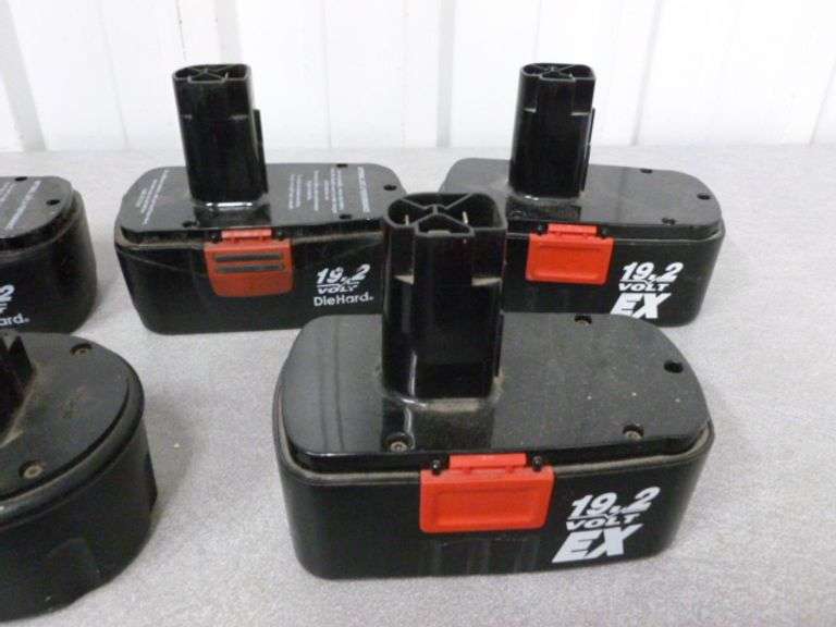 Group Of (12) Used Power Tool Batteries
