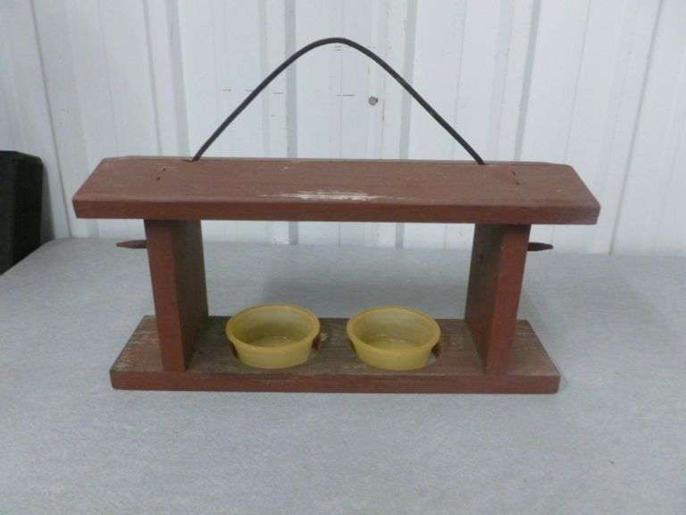 Wooden Oriole Feeder