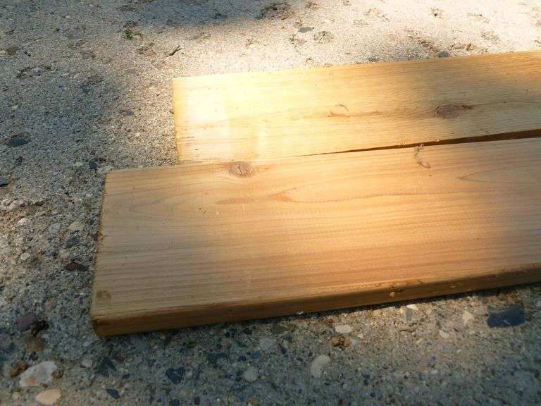 (2) New Cedar Boards