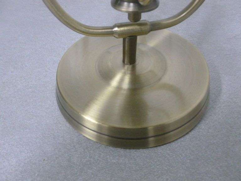 Large Hour Glass - Bronzed Metal - Swivel - 13" H