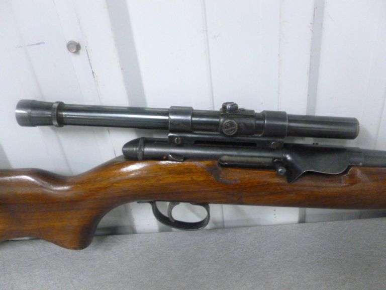 Remington Model 550-1 .22 S, L & LR Semi-Auto Action With Weaver B4 Scope & Case