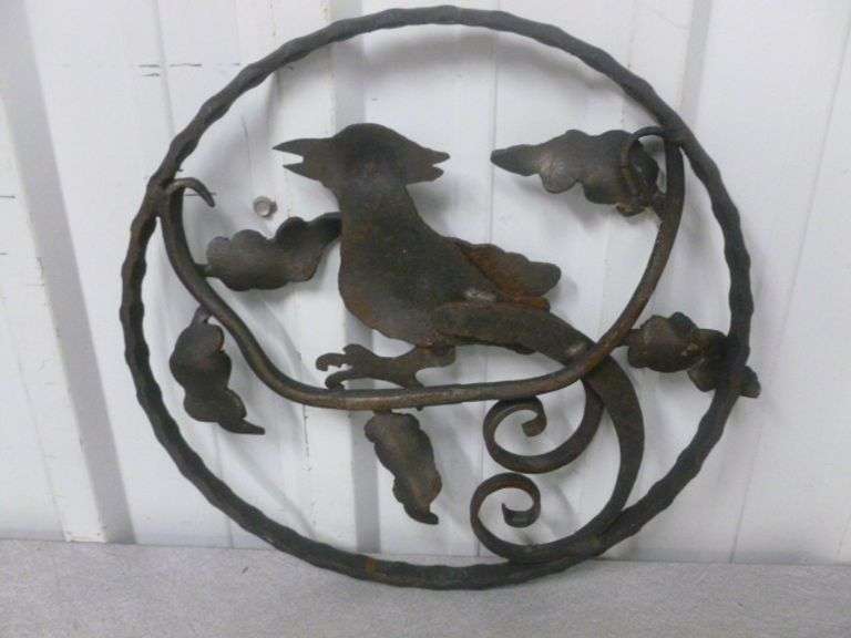 Cast / Wrought Iron Wall Decoration - 12" Diameter