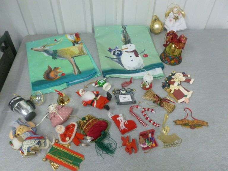 Large Group Of Christmas Decor / Ornaments