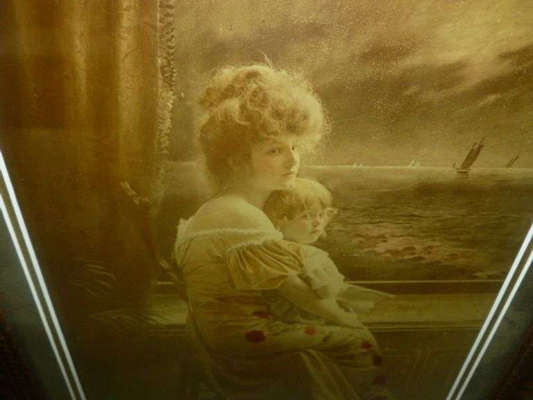 Vintage Framed & Matted Picture