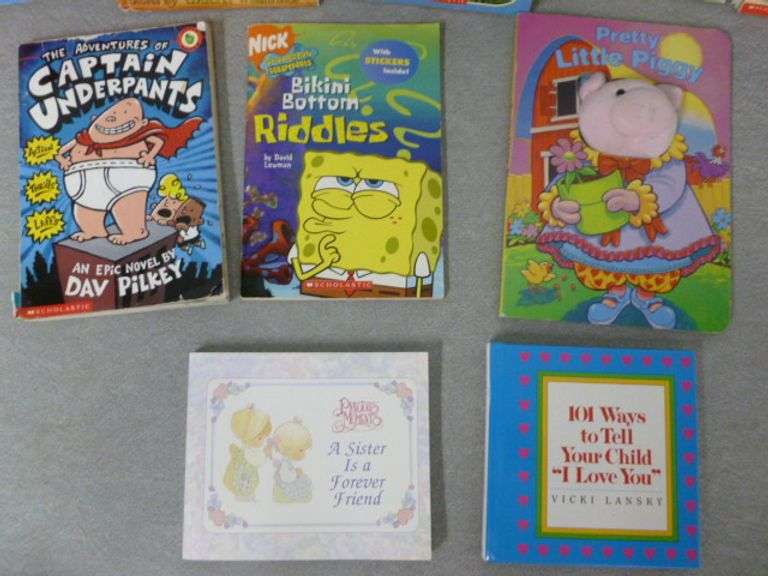 Large Group Of Kids Books