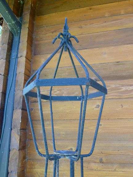 Large Rod Iron Outdoor Decoration - 80" H