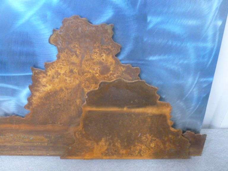 Heavy Gauge Metal Art Wall Decoration - 12" x 16"