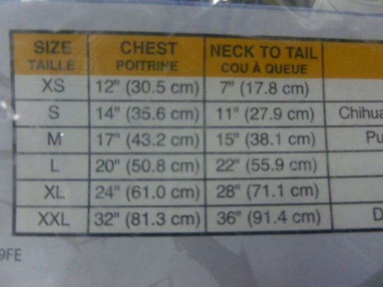 New Batman Dog Costume Size XL