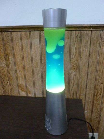 Sharper Image Lava Lamp With Blue Tooth Speaker - 18" H