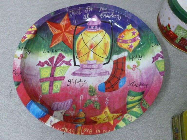 Large Group Of Decorative Tins