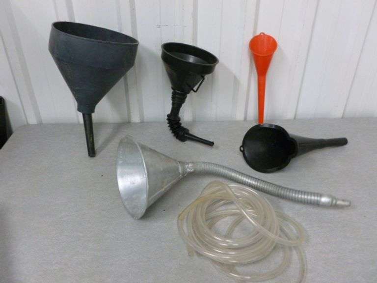 Group Of (5) Funnels - Siphon Hose