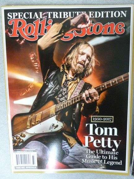 (2) Collectible 2017 Rolling Stone - Tom Petty Themed Magazines