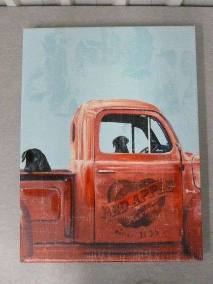 Nice J. Weins Print On Canvas - 18" x 24"