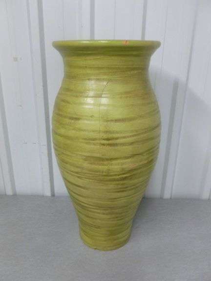Large Clay Floor Vase - 11" x 22"