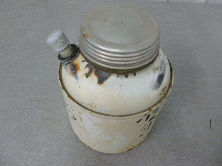 Vintage Metal Water Jug For Decor