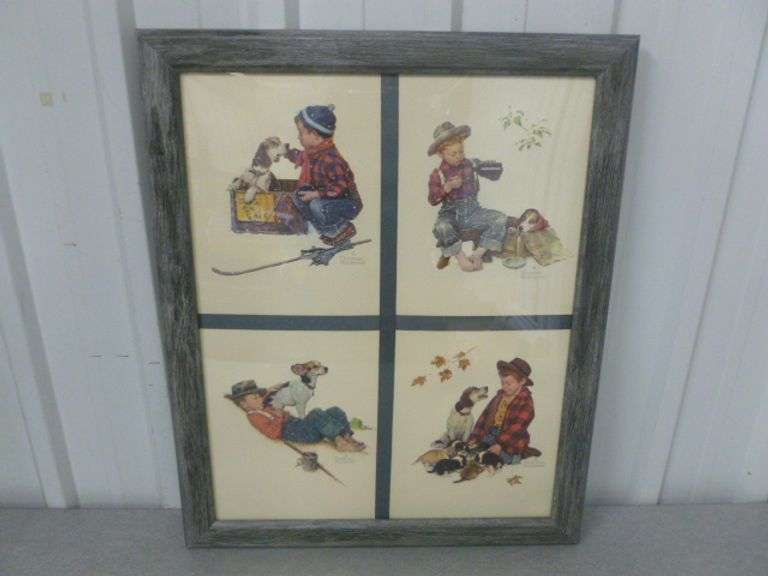 Norman Rockwell Framed Print - 18.5" x 22.5"