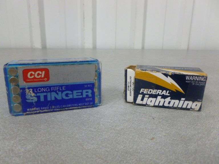 CCI Full Box Of 50 - .22 Long Rifle / Federal Part Box Of About 30 - .22 Long Rifle