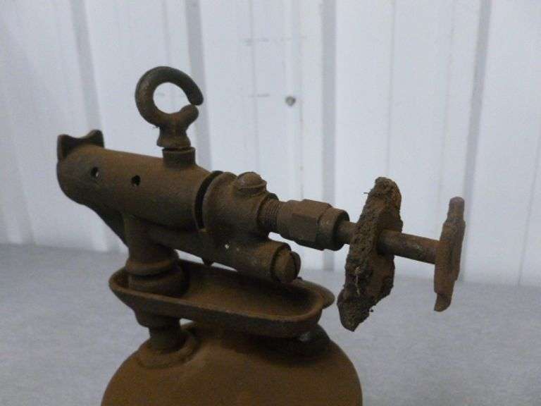 Vintage Brass Torch - 11" H