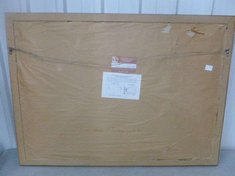 Large " Closed For The Winter " Framed & Matted Print 26.5" x 37"