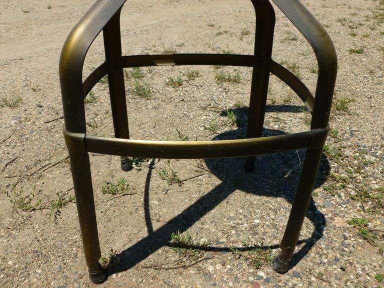Metal Shop Stool 41" H