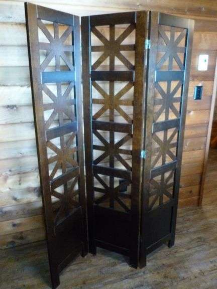 Nice 3-Panel Wooden Room Divider