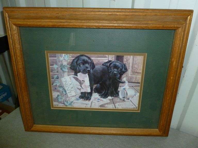 " Cabin Fever " Framed & Matted Print - 14" x 17"