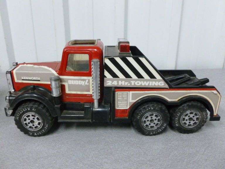 Tonka Fire Truck / Buddy L Tow Truck - 11" & 13" L
