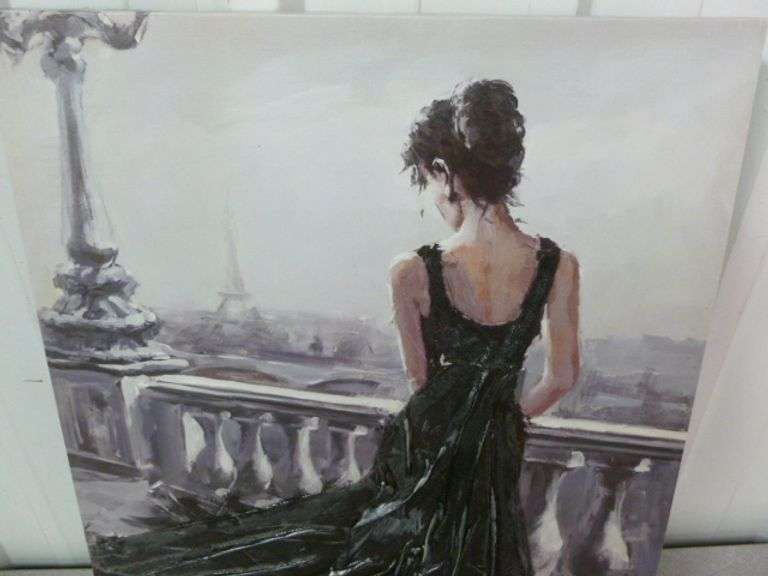 Nice Print On Canvas - 15" x 19"