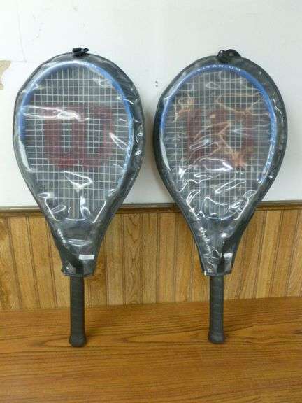 (2) Nice Wilson Titanium Tennis Rackets