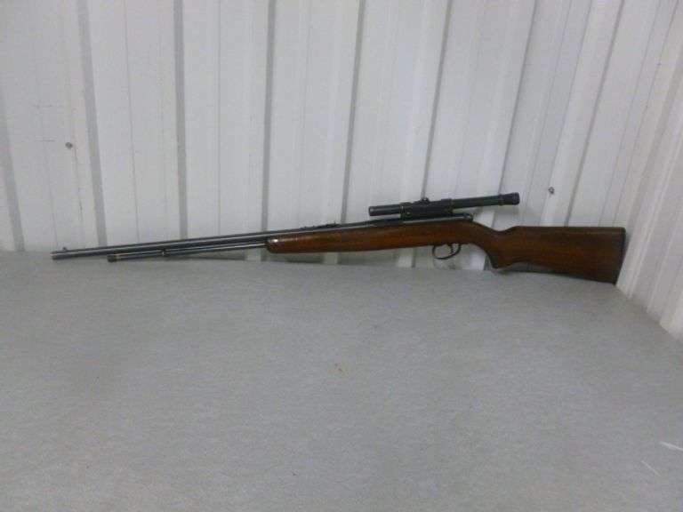 Remington Model 550-1 .22 S, L & LR Semi-Auto Action With Weaver B4 Scope & Case