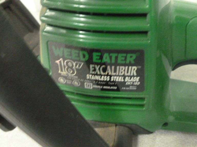 Weed Eater Excalibur 18" Stainless Steel Blade Trimmer Model EHT-18D