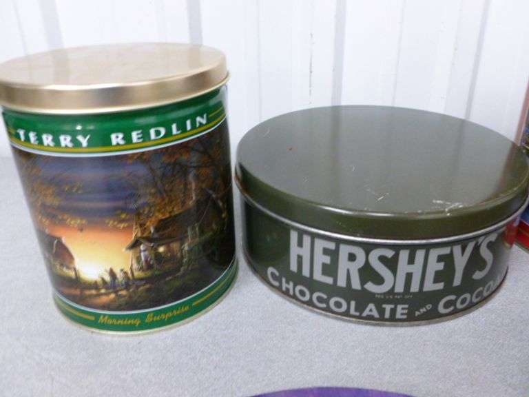Large Group Of Decorative Tins