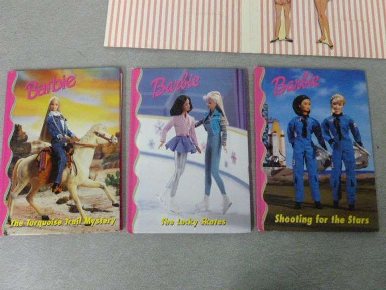 (3) Collectible Barbie Book Set / Barbie Magnetic Paper Dolls