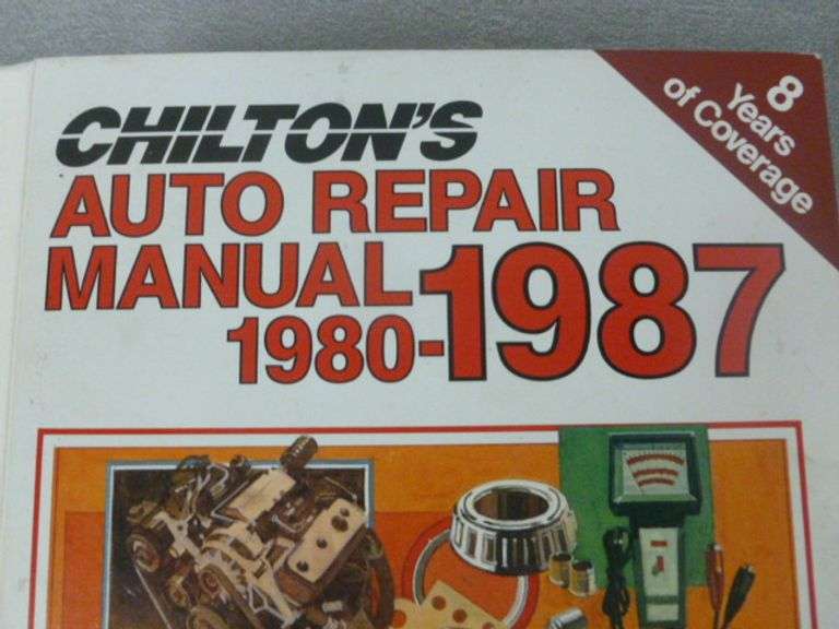 (2) Chilton's Hardcover Auto Repair Manuals / 1971-78 / 1980-87