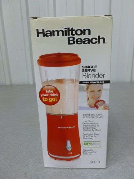 New Hamilton Beach Drink & Go Blender Model 51101R