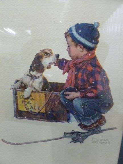 Norman Rockwell Framed Print - 18.5" x 22.5"