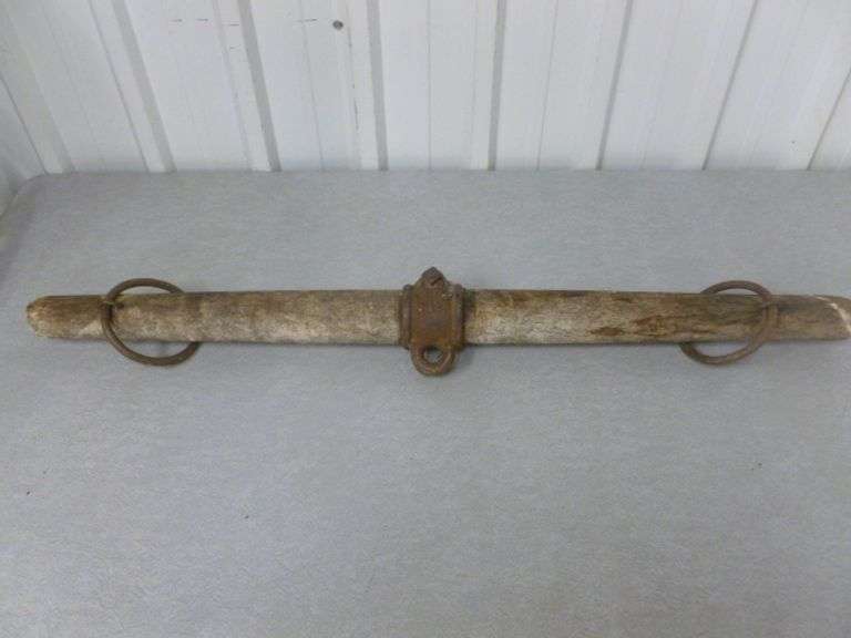 Vintage Wooden Horse Evener - 35" L