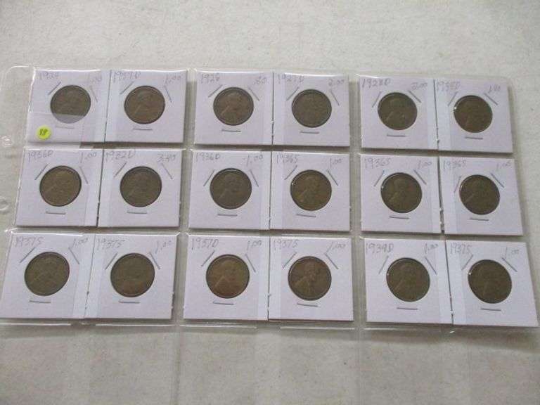 18 - Lincoln Wheat Cents