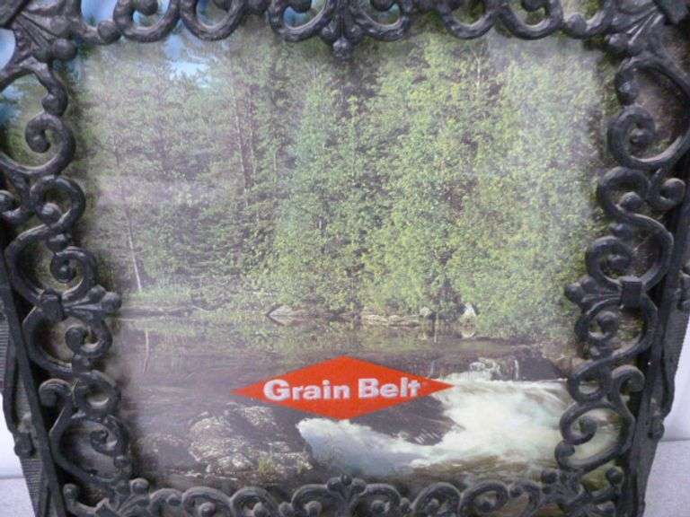Vintage Beeco - Grain Belt Framed Beer Print - 15.5" x 19.5"