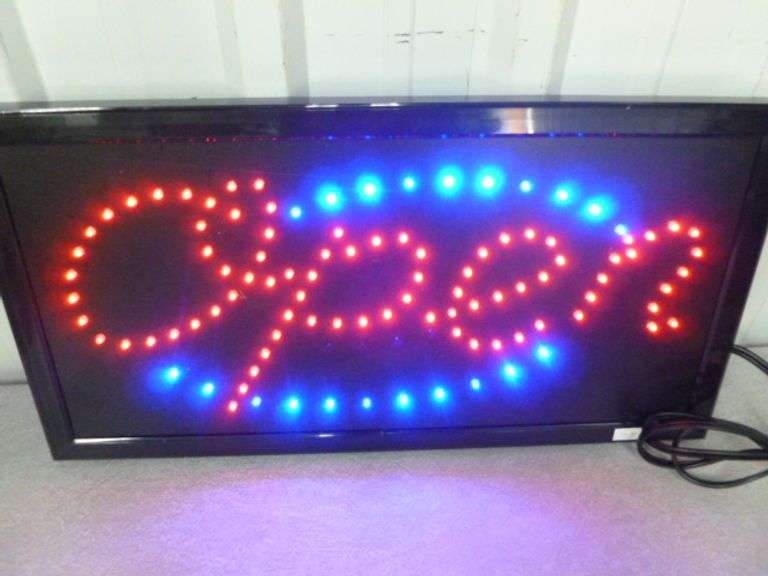 Open Lightup Sign - 10" x 19"