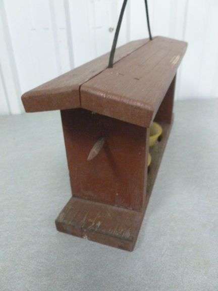 Wooden Oriole Feeder